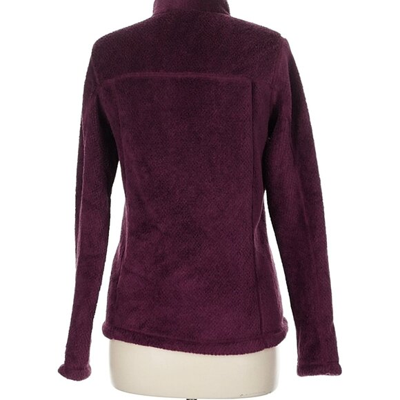 Patagonia Women’s Re-Tool Snap-T Pullover Fleece M Deep Purple Quarter Snap Fall - Picture 2 of 6